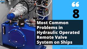 hydraulic operated remote valve system