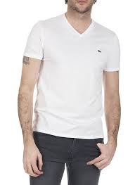 Maybe you would like to learn more about one of these? Regular Fit V Neck Pima Cotton T Shirt Blanc Lacoste Men Place Des Tendances