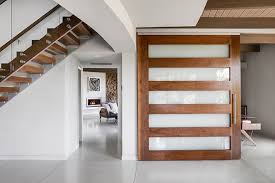 Southland building & remodel / megan bob photography]. Hartmanbaldwin Mid Century Modern Office Barn Door