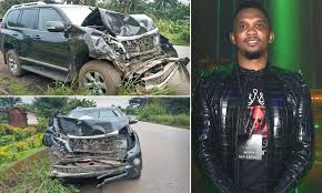 This item is tots patson daka, a st from zambia, playing for rb salzburg in austria bundesliga (1). Samuel Eto O In Hospital After His Car Was Hit By A Bus In Cameroon Daily Mail Online