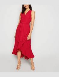 Shop Women S Ax Paris Red Midi Dresses Up To 70 Off Dealdoodle