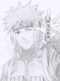 Minato Namikaze Naruto Sketch Naruto Sketch Drawing Naruto Art