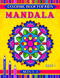 Seamless pattern with tribal animals faces. Mandala Coloring Book For Kids Ages 5 9 31 Pages With Easy And Advanced Geometric Animal And Flower Mandalas For Everyday Coloring Open World Chukalina Victoria 9781688410770 Amazon Com Books