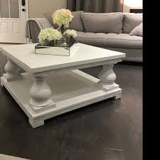 Chunky Balustrade Coffee Table Legs Traditional Style Etsy In 2020 Coffee Table Coffee Table Legs Coffee Table Farmhouse
