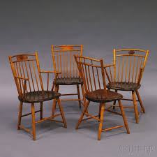 Four Bamboo Turned Birdcage Windsor Chairs Sale Number 2660m Lot Number 970 Skinner Auctioneers Chair Windsor Chair Chairs For Sale