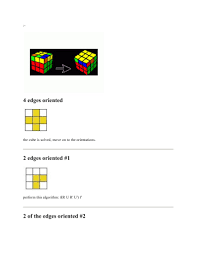 Solution for 3x3 magic cube and speed cube twisty puzzle. 2 Look Oll Applied Mathematics Discrete Mathematics