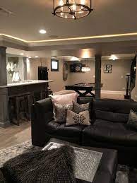 It is not generally considered a structural element, but a finished surface concealing the underside of the roof structure. If There Are Different Levels Of Ceiling Heights In The Basement Due To Duct Work Don T Want The Lower Level To Feel L Cozy Basement Home Basement Remodeling