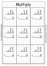 Neat Double Digit Mult Free Printable Math Worksheets Printable Math Worksheets Multiplication