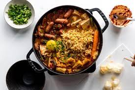 Budae Jjigae Korean Army Stew Recipe Stew Recipes Army Stew Recipe Army Stew