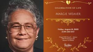 Celebration of Life for Margie Weaver