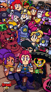 These characters are called brawlers in the game and all have statistics, a weapon and a special attack. Brawl Stars Tumblr Star Wallpaper Star Character Star Art