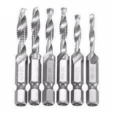 The required diameter of hole before the tapping operation of the hole. Breynet 6pcs Drill Tap Combination Bit Set Hss Combination Drill And Tap Bit Set Metric Deburr