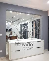 Blush pink living room designed. Navado Luxury Decorative Wall Mirrors