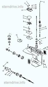 Mercury Outboard Parts Drawing 18xd 20 25 Hp