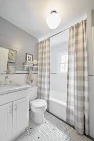 Gray Shiplap Gray Buffalo Check Shower Curtain Small Farmhouse Bathroom Rustic Bathroom Decor Small Bathroom Remodel