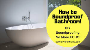 Interior insulation is usually low density and thin so it has little effect on direct sound transmission through a wall but it does reduce the sound that enters through receptacle and light boxes, unsealed cracks, etc. How To Soundproof A Bathroom Diy Soundproofing I No More Echo Youtube