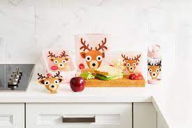 Matboksen er delt opp i tre rom. 3 Sprouts Matboks Deer 3 Sprouts Onlinekids No