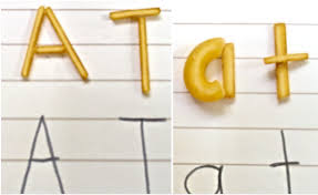 Image result for building sight words with pasta