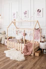 So there is nothing you will have to worry about. Teepee Toddler House Bed Montessori Floor Bed Kid Bed Wood Etsy Toddler House Bed Toddler Rooms Toddler Bedrooms