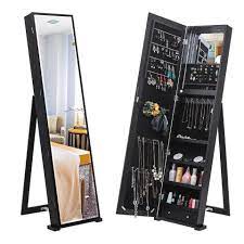 Fch Schmuckschrank Mit 79 Led Leuchten Schmuckregal Mit Ganzkorperspiegel Schmuck Spiegelschrank Online Kaufen Otto