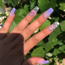 41 classy ways to wear short coffin nails. Client View Nailstylist Nailstoinspire Vacationnails Nailpro Beauty Brightnails Butterfly Nailsofinstagra Acrylic Nails Glow Nails Purple Acrylic Nails