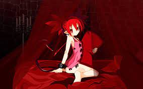 Hintergrundbilder : Illustration, Rothaarige, Anime Mädchen, Schwanz, rot,  rote Augen, Dämon, Höschen, Ecchi, Disgaea, Bildschirmfoto, Computer-Tapete,  Mangaka 1920x1200 - Nosing - 174937 - Hintergrundbilder - WallHere