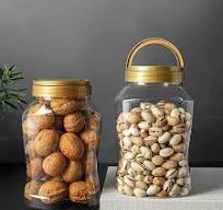Plastic Food Jar Wholesale 48oz High Quality Empty Plastic Pet Nuts  Packaging Jar with Lids for Food Packaging