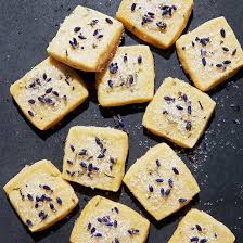 Thyme Olive Oil Shortbread With Lavender Sparkle Recipe Olive Oil Recipes Food Just Desserts