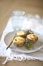 Artichauts Gratines Au Chevre Frais Recette Artichauts Farcis Recette Artichaut Artichaut