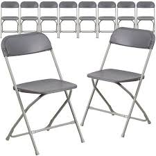Flash Furniture 10 Pack Hercules Series Premium Plastic Folding Chair Black Walmart Com Plastic Folding Chairs Folding Chair Flash Furniture