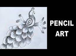 To me shows real skill. How To Draw Peacock With Beautiful Feather Design Pencil Art Youtube Pencil Art Drawings Peacock Drawing Pencil Art
