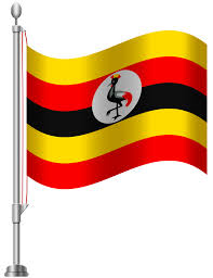 Bendera ya uganda) was adopted on 9 october 1962, the date that uganda became independent from the british empire.it consists of six equal horizontal bands of black (top), yellow, red, black, yellow, and red (bottom); Uganda Flag Png Clip Art Best Web Clipart