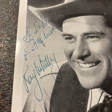 Buddy Arnold Autographed Photo Ray Whitley Gibson Guitar Designed SJ200  RARE GB4