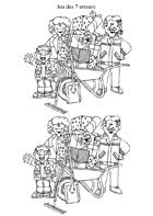 Jeu des 7 erreurs à imprimer, une fille qui peint. Jeux Des 7 Erreurs Turbulus Jeux Pour Enfants