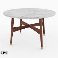West elm mid century modern coffee table. Reeve Mid Century Round Coffee Table By West Elm 3d Model Cgtrader