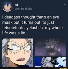 My Hero Academia Bird Mask Guy I Deadass Thought That S An Eye Mask But It Turns Out It S Just Tetsutetsu S Eyelashes My Whole Life Was A Lie Ifunny My Hero Hero Academia Characters My Hero Academia