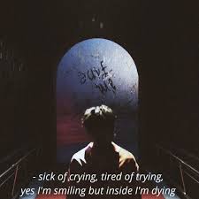 It is about my sad memories with him, and it makes me sentimental whenever i listen to the song. Sad Quotes Bts