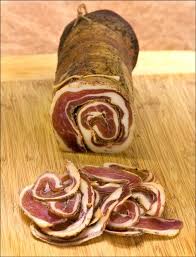 Pancetta Salumi Artisan Cured Meats Seattle Wa Pork Bellies Rolled And Spiced With Black Pepper Cured Meats Food Smoked Food Recipes