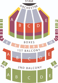 Seating Chart Portlands Singing Christmas Tree