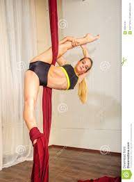 Young Flexible Attractive Gymnast Girl Stock Image - Image of balance,  athletic: 59304741