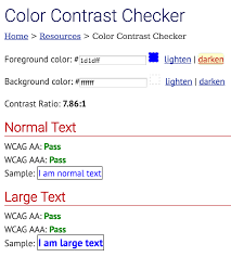 Color Contrast Accessible U