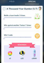 The guide for pokemon go can help you for unlocking the gold, silver & bronze medals and get more xp. Pokemon Go A Thousand Year Slumber Research Tasks A Superparent Guide Superparent