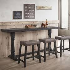 Marquette Charcoal Sofa Bar 3 Stools In 2020 Dining Table In Kitchen High Top Table Kitchen Pub Table And Chairs