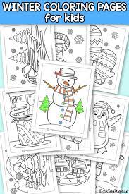 Get crafts, coloring pages, lessons, and more! Winter Coloring Pages Itsybitsyfun Com