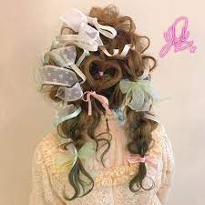 新しいツインテール 無敵のヘアアレンジでしょう ハートアレンジ ヘアメイク ヘアアレンジ リボンアレンジ ヘアメ harajukufashion 編みおろし otomekei 成人式 lolitafashion larme カクテルガール ヘアアレンジ アレンジ ライラック