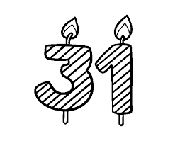 More than 600 free online coloring pages for kids: 31 Years Old Coloring Page Coloringcrew Com