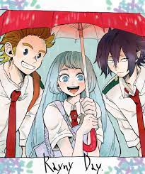 big3 男子2人女子1人の3人組にはもれなく時かけの相合傘パロしてほしい pic twitter com uwbcshn30b my hero hero wallpaper boku no hero academia