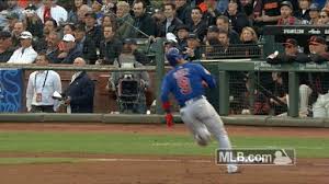 Javy baez lauching catch bryce harper. Javy Baez Finished Off His Inside The Park Homer With A Slip N Slide Dive Into Home Plate Cubs Fan Baseball Players Slip N Slide