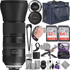 A new magnesium alloy lens barrel design and the incorporation of fluorite elements makes it nearly 3 pounds lighter. Tamron Sp 150 600mm F 5 6 3 Di Vc Usd G2 Lens For Nikon Dslr W Complete Bundle Walmart Com Walmart Com