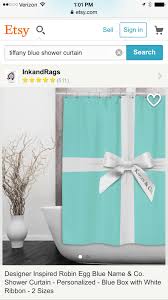 Favorite Shower Curtain Possible Diy Project Blue Shower Curtains Tiffany Blue Shower Bath Makeover